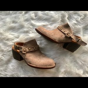 Born Bagley slingback mules NWT